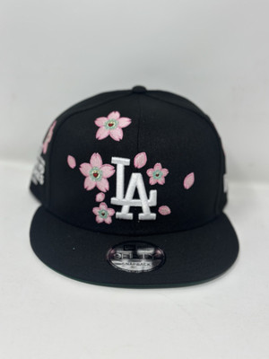 LA Dodgers Complex Takashi Murakami Black SnapBack New Era Hat In