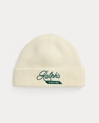 Polo Ralph Lauren Ralph's Coffee Merino Wool Blend Beanie 2 Colors