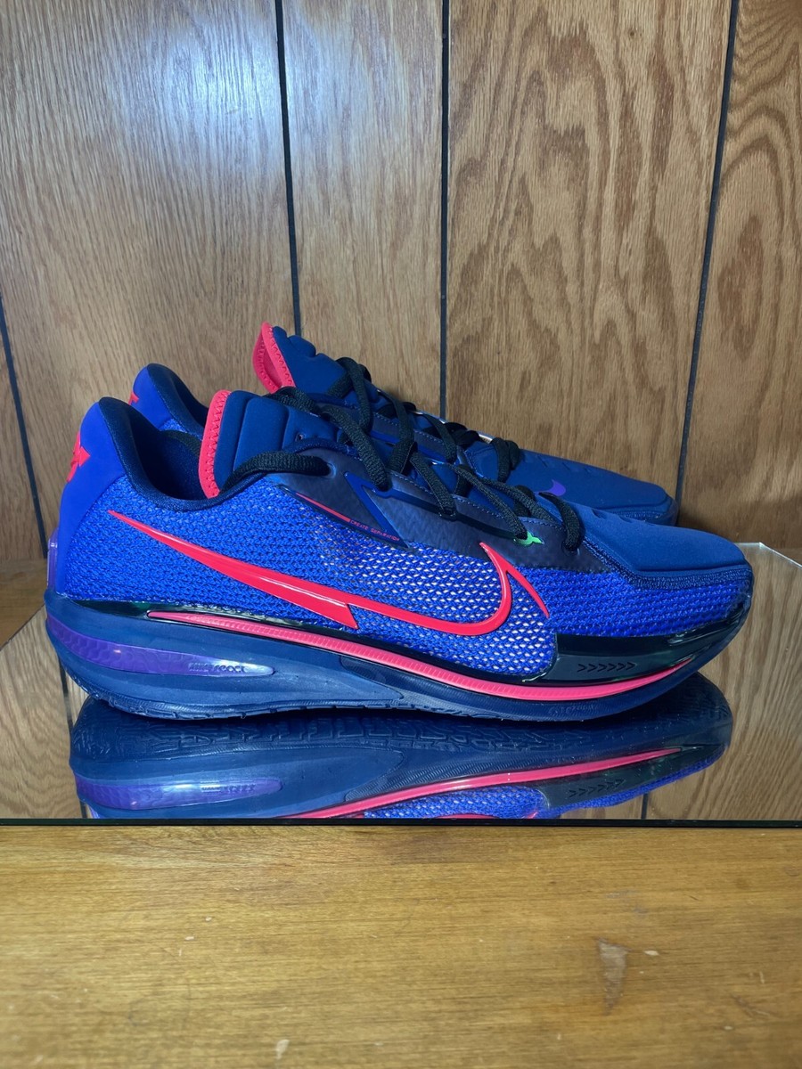 Nike Air Zoom GT Cut Blue Void & Red Basketball Shoes Sz 17 NEW