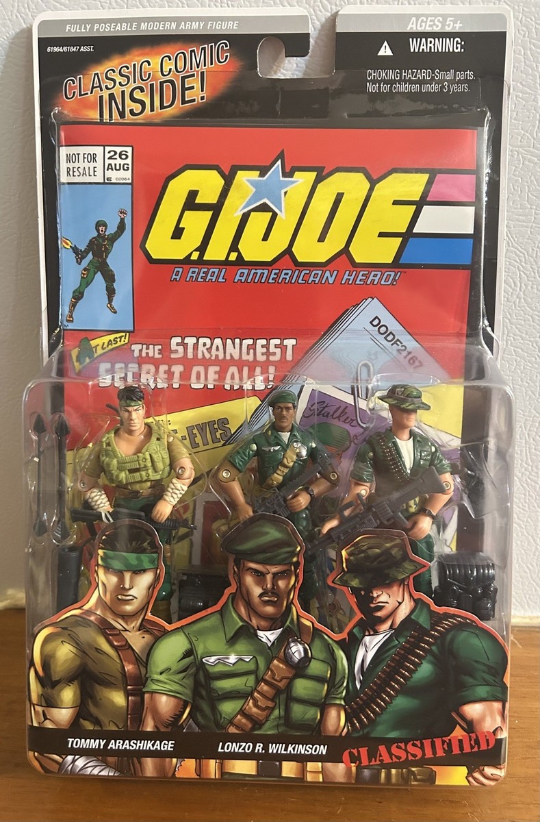 GI Joe 2006 Comic #26 3-Pack TOMMY ARASHIKAGE LONZO R WILKINSON