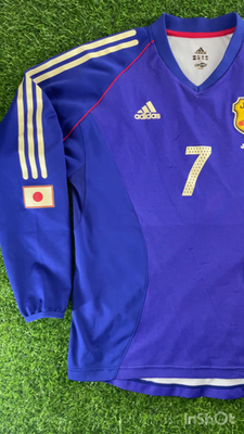 Hidetoshi Nakata 2002 Japan Long Sleeve Jersey Shirt Kit – Size