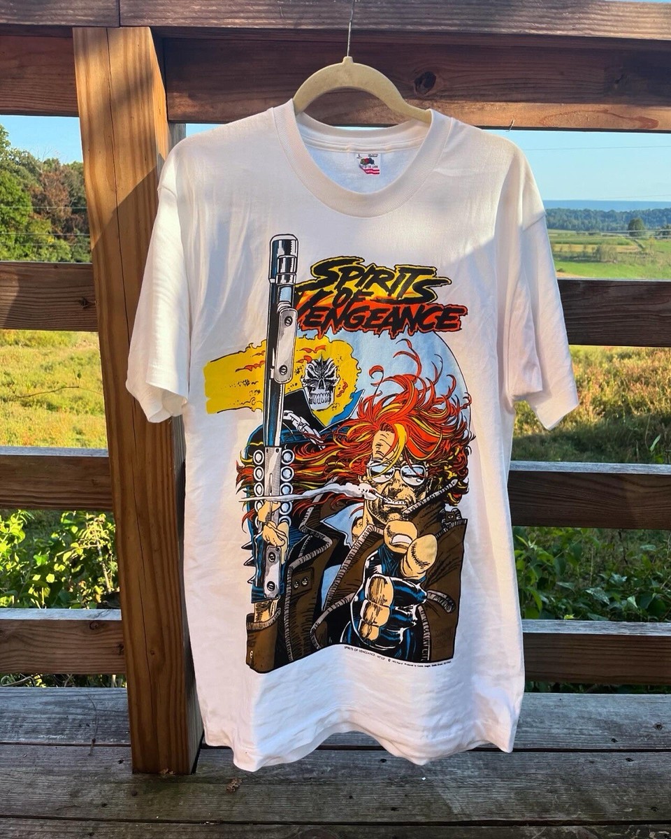 Vintage 1992 Spirits Of Vengeance Ghost Rider Tee | eBay