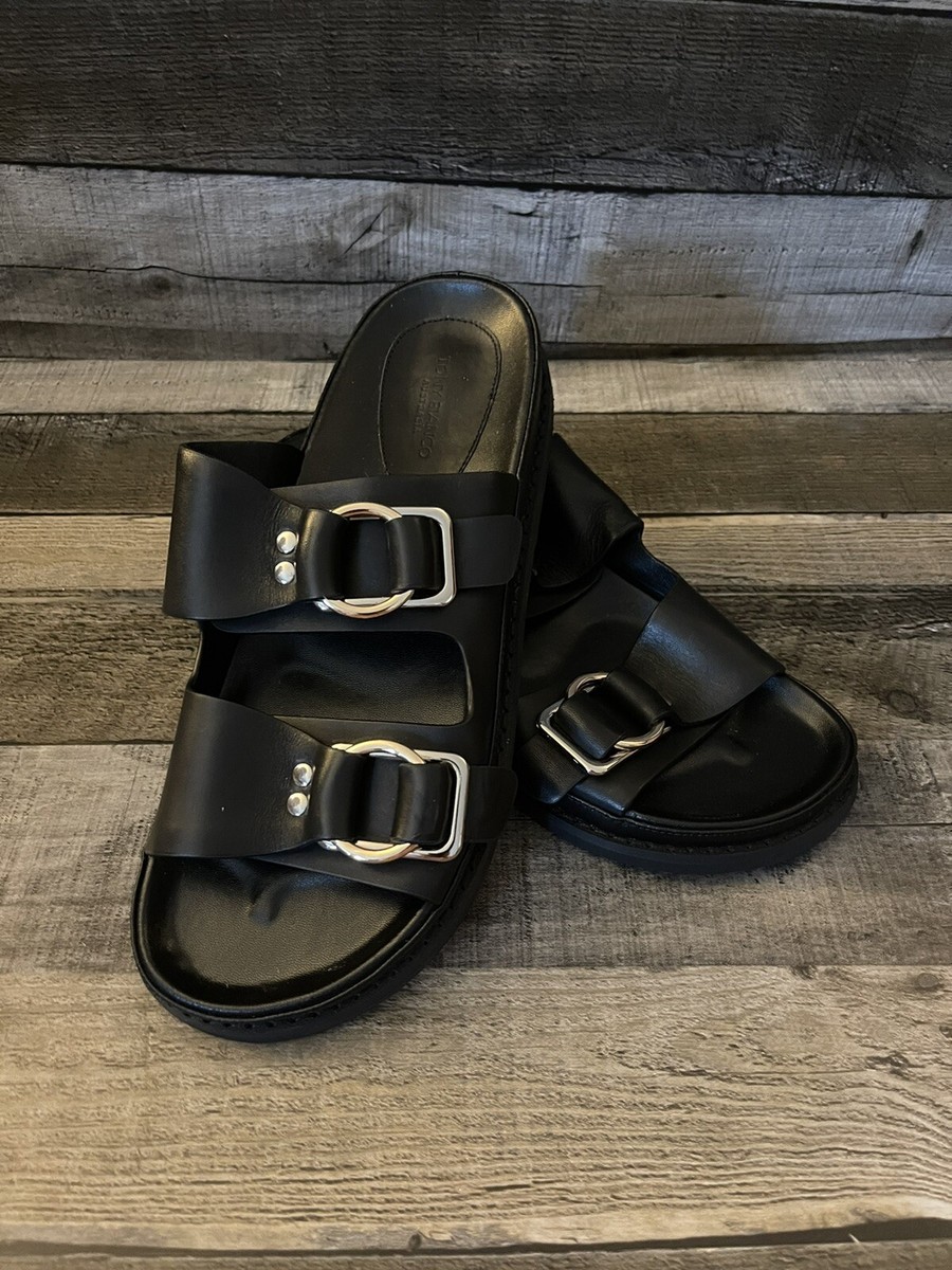 TONY BIANCO Women's Black Hunter Sandals No Box | eBay