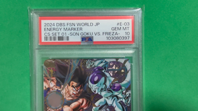 PSA10 DRAGON BALL Energy Marker E-03 孫悟空 PSA10 DRAGON BALL
