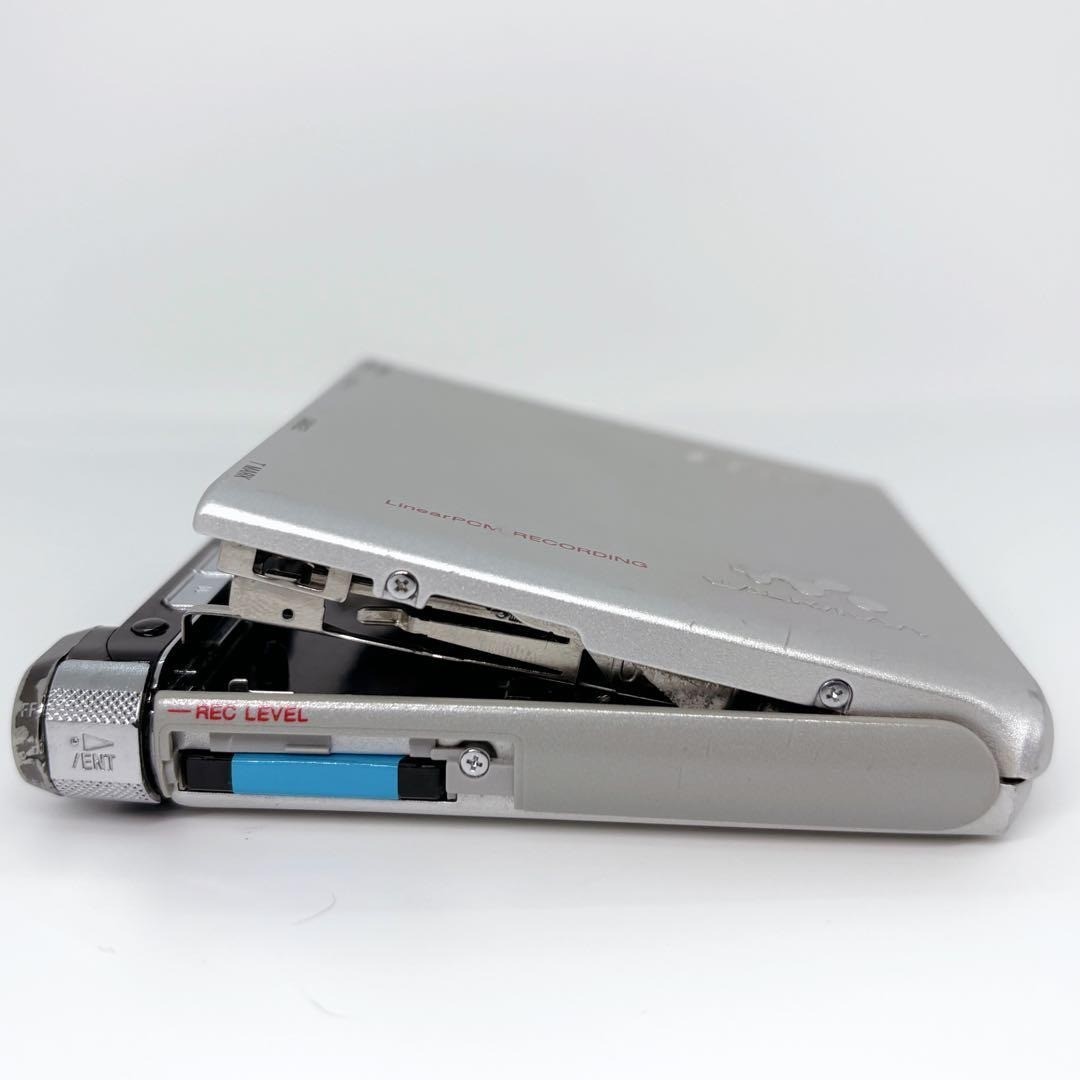 Used] SONY MZ-RH1 MiniDisc Walkman HI-MD RARE Silver Tested