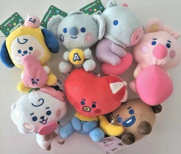 BTS BT21 Jelly Candy Mascot Plush Keychain Japan Limited Mori