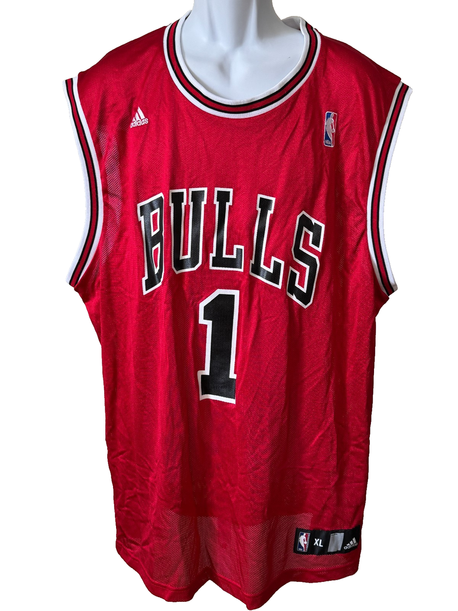 Chicago Bulls NBA Adult XL Jersey Adidas Derrick Rose #1 Style