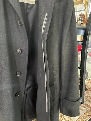 Burberry Men's Prorsum Wool Trench Coat (LONG) Jacket-Lining