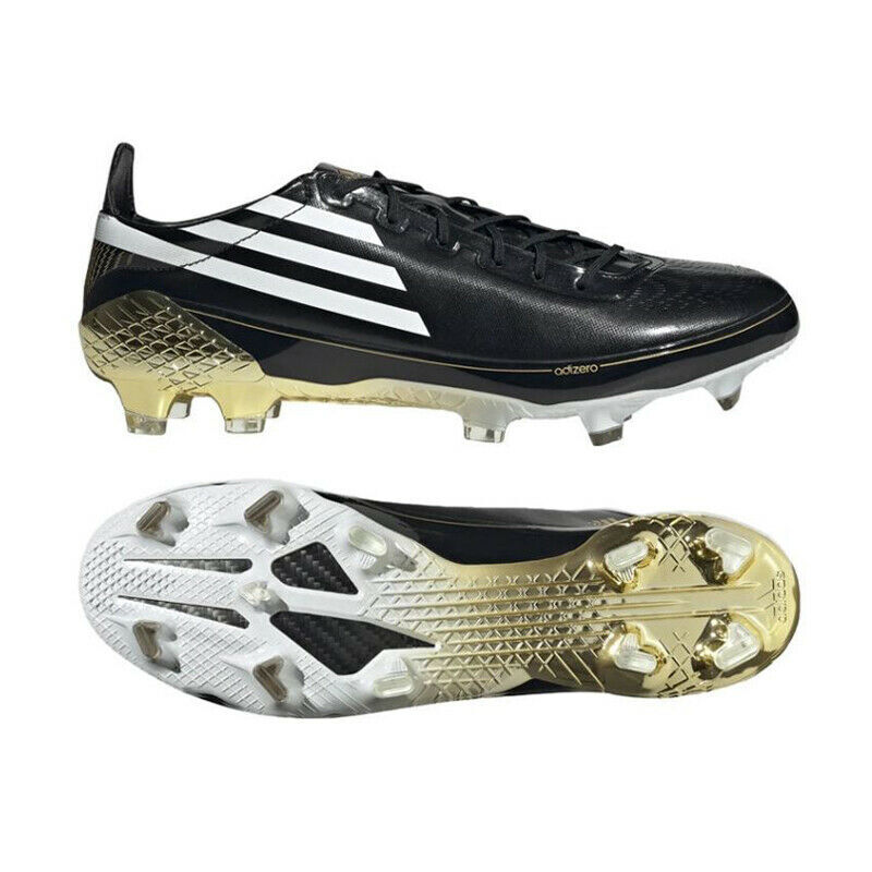 Adidas F50 Ghosted Adizero FG EA Sports GX0220 Black Gold Soccer