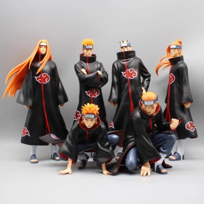 Naruto Akatsuki Anime Figure Set - 37cm Collectible Figures