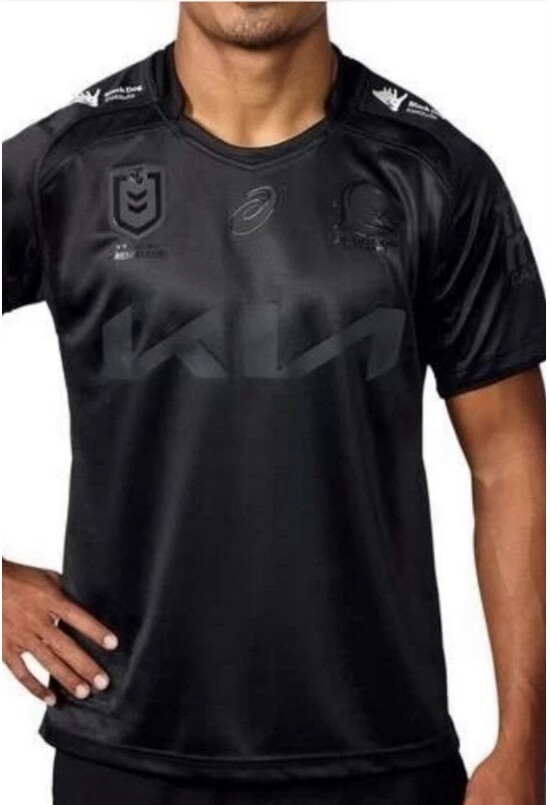 2025 RUGBY MEN's NEW BLACK BRISBANE BRONCOS TRAINING NRL S-5XL