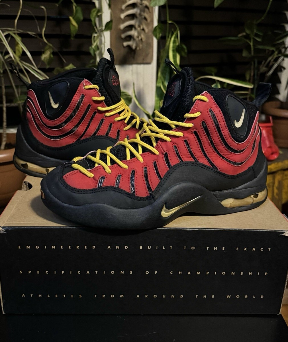 OG Nike Air BAKIN Rare Banned Allah Sz 10 Black And Red Original