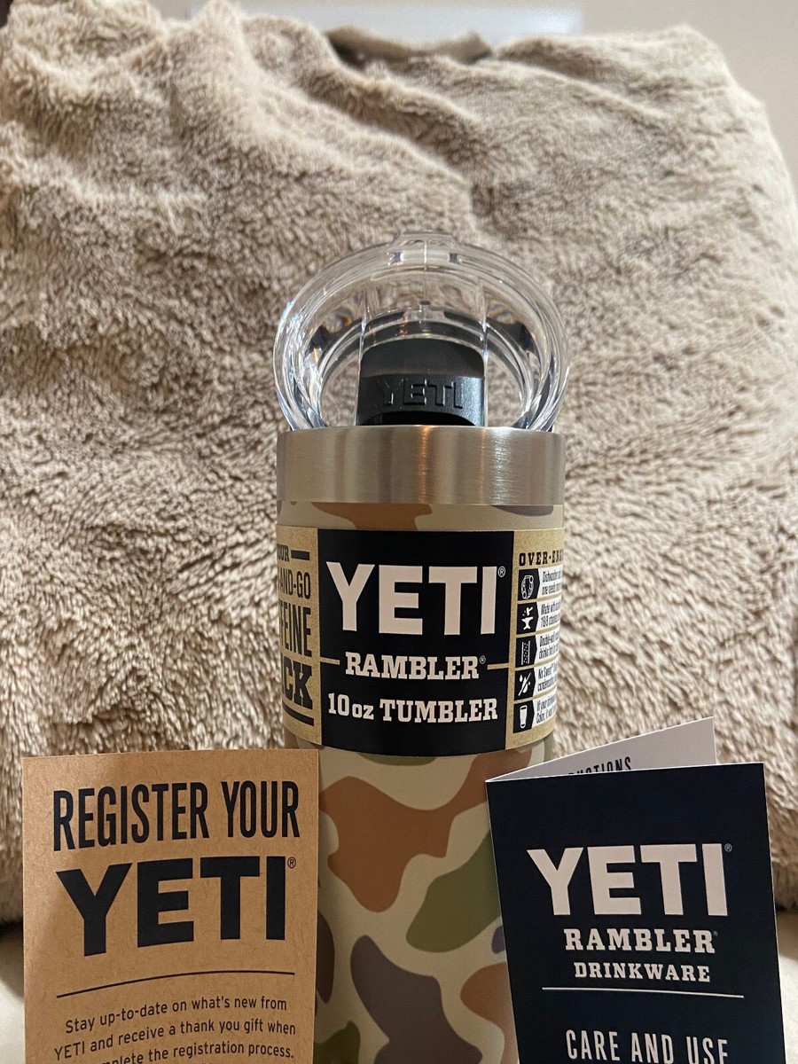 Yeti Rambler 10oz Tumbler *TAN CAMO* LIMITED EDITION* RARE 2024