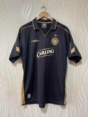 CELTIC 2003 2004 AWAY FOOTBALL SHIRT SOCCER JERSEY UMBRO sz L MEN