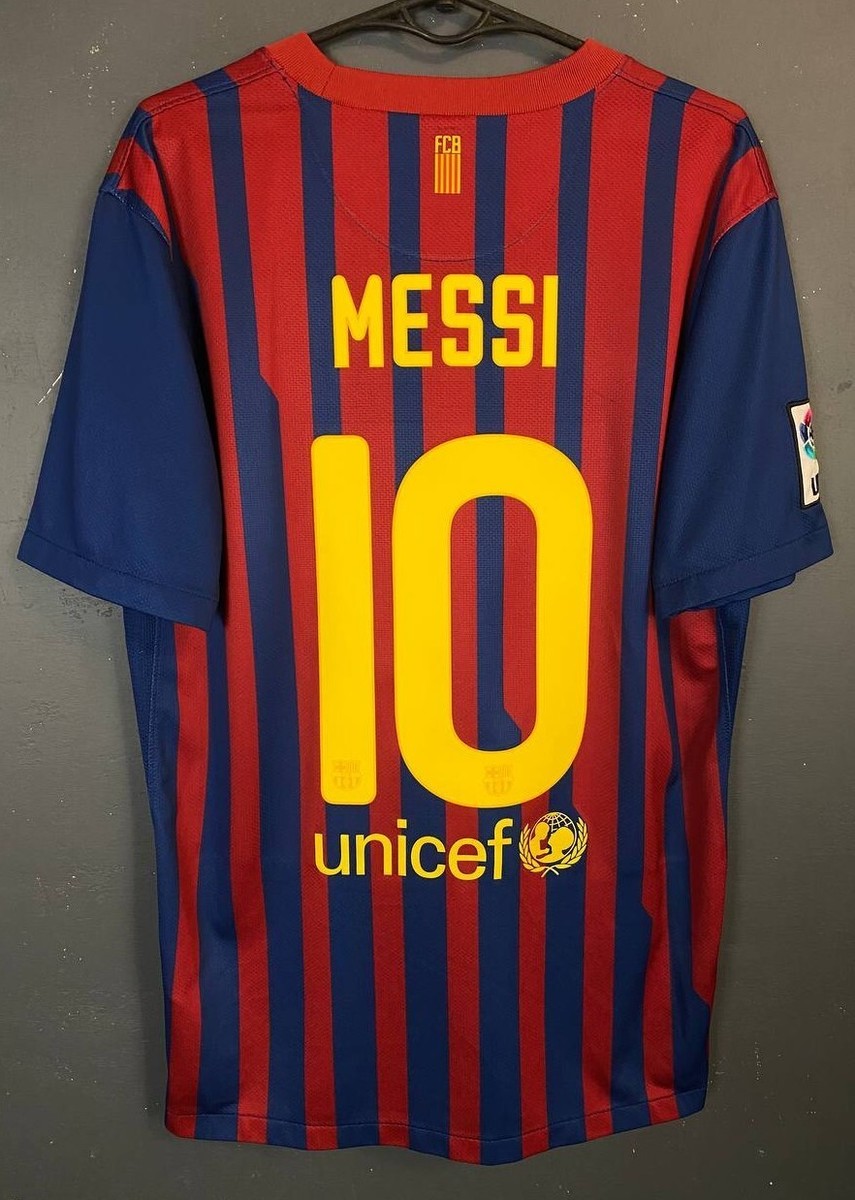LIONEL MESSI MEN NIKE FC BARCELONA 2011/2012 FOOTBALL SOCCER SHIRT