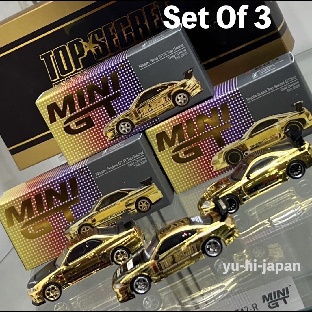 加藤会長サイン入り MINI GT リバティウォーク ゴールドミニカー