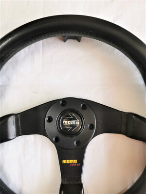 MOMO CORSE Steering Wheel 35cm TYP D35 KBA 70116 02-94 MADE IN