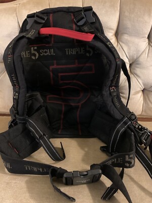 TRIPLE FIVE SOUL NYC Vintage Camping, Hiking, Urban Backpack Black