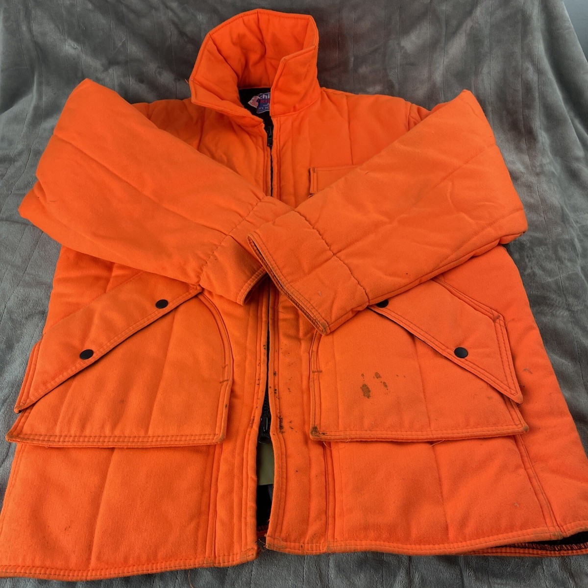 Chiller Killer by SafTbak Jacket Mens Large Orange Hunting Coat | eBay
