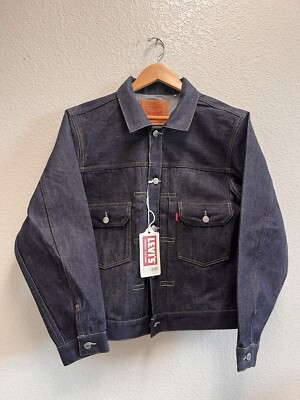 Levis 507 XX LVC Vintage Clothing Type 2 II Raw Denim Jacket Made
