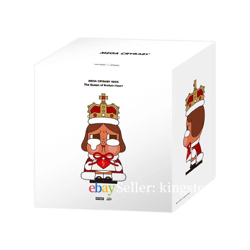 POPMART MEGA CRYBABY 400% THE QUEEN OF BROKEN HEART Blind Box