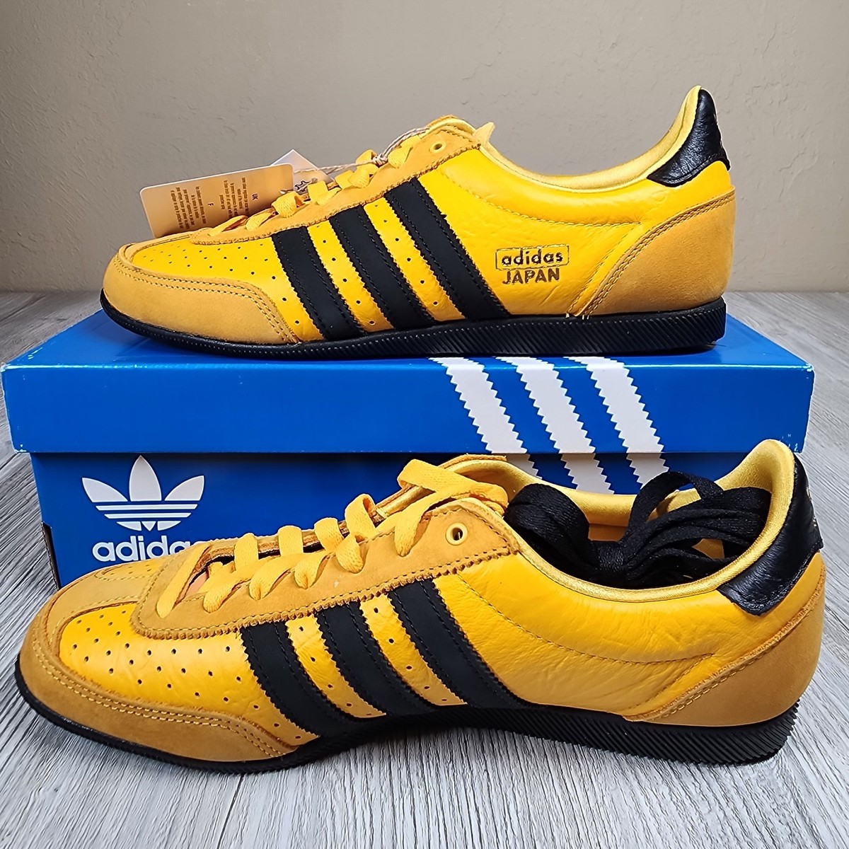 Adidas Originals Japan Sneaker Yellow/Black Womens Sizes 7-10 New