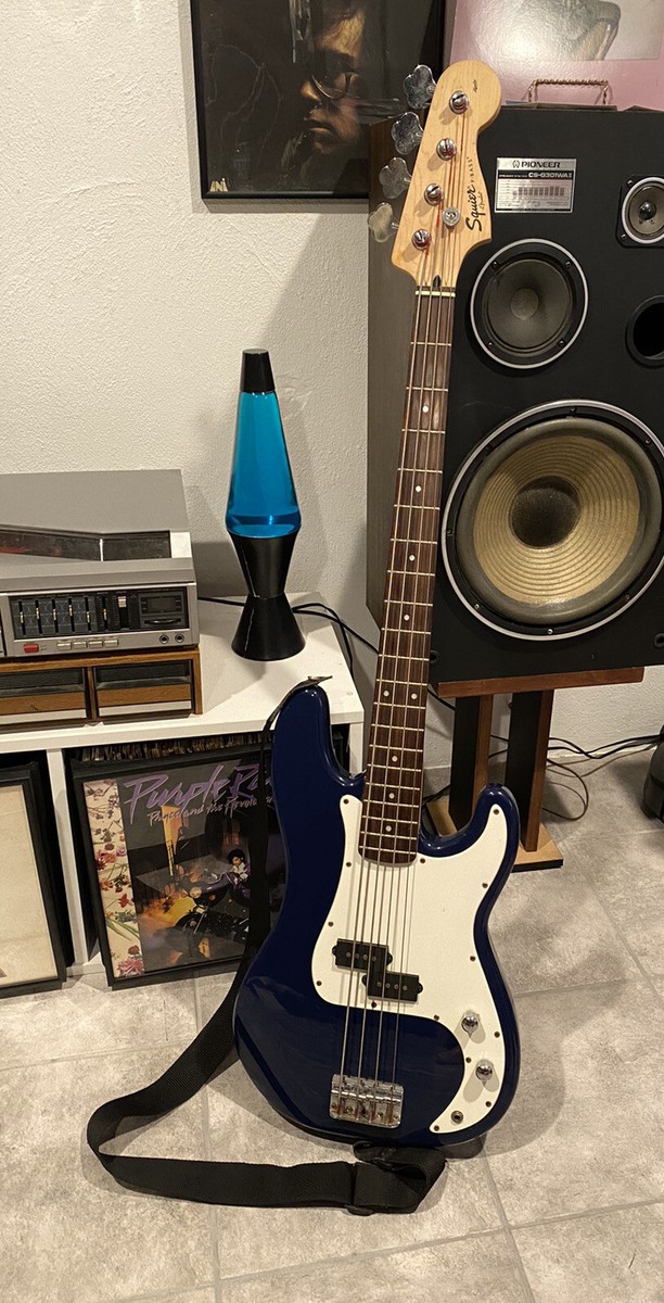 Fender Bass Guitar Squier Navy Blue 20th Anniversary P- Bass