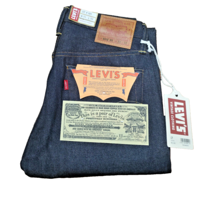 New Levi's Vintage Clothing 501Z XX 1954 Selvedge 31x32 Made in