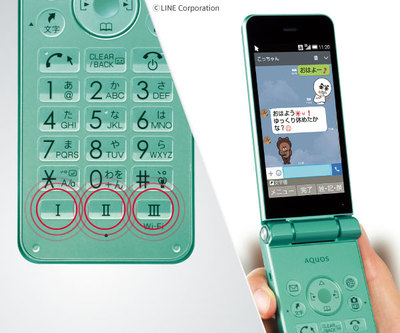 SOFTBANK SHARP 601SH AQUOS KEITAI 2 ANDROID FLIP PHONE UNLOCKED