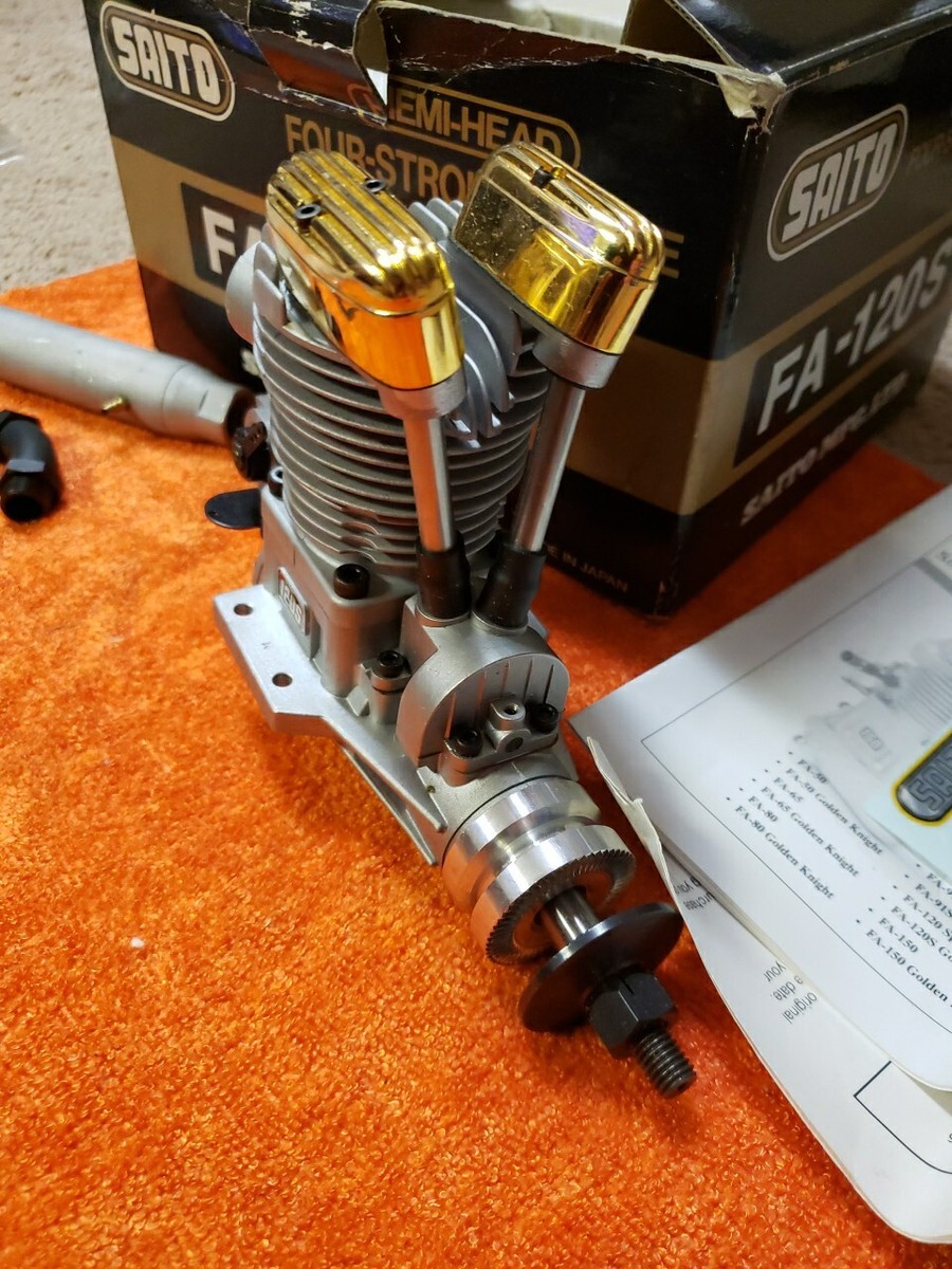 Saito Engine - Saito FA-120 S Hemi-Head four stroke - 120S - NIB