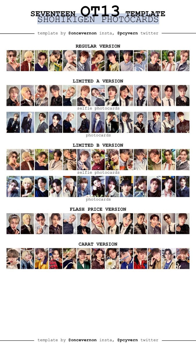 SEVENTEEN JAPAN 4TH SINGLE [ 消費期限 ] Shohikigen Expiration Date