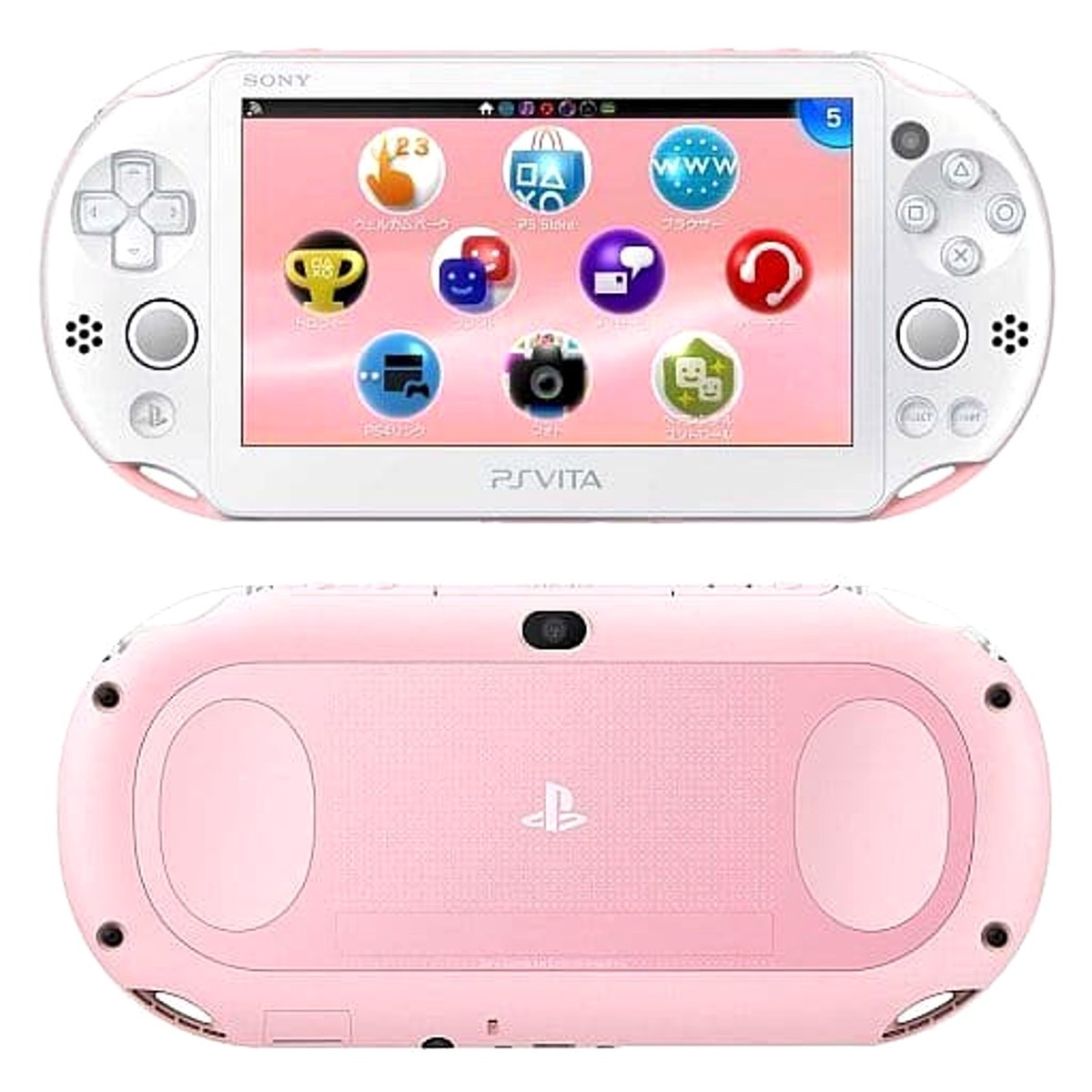 Sony Playstation Vita Light Pink White Wi-Fi Model PCH-2000ZA19