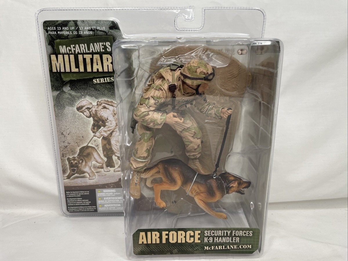 McFarlane's Military Series 3 Air Force Security Forces K-9