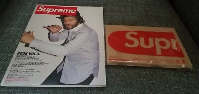 Supreme Book Vol. 3 Vincent Gallo with Multi-Bag and Stickers 2008