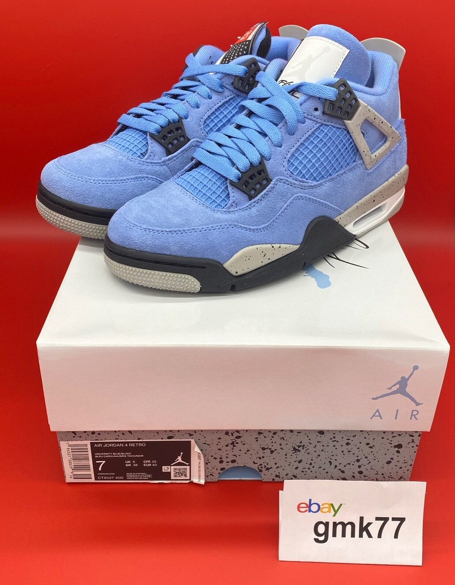Nike Air Jordan 4 Retro University Blue UNC 2021 CT8527-400 Sizes