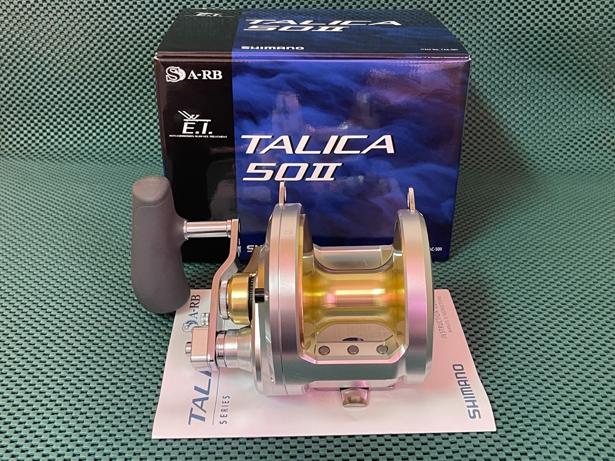 NEW SHIMANO TALICA 50 II 2-SPEED Big Fishing Reel *1-3 Days Fast