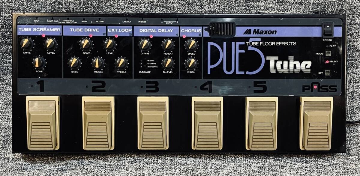 マクソン Maxon PUE5 TUBE 真空管マルチエフェクター ジャンク マルチ