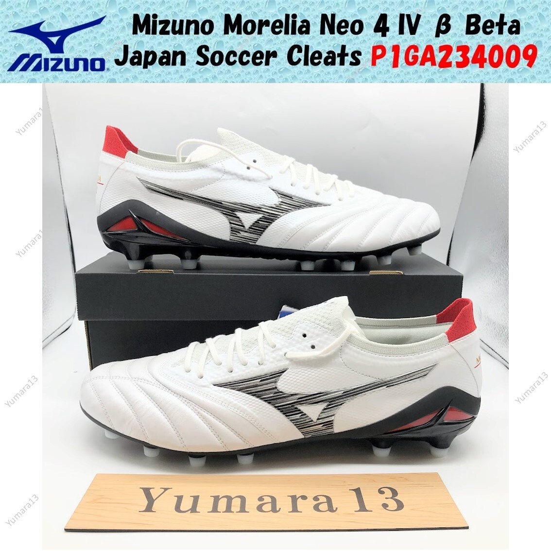 Mizuno Morelia Neo 4 IV β Beta Japan Soccer Cleats P1GA234009