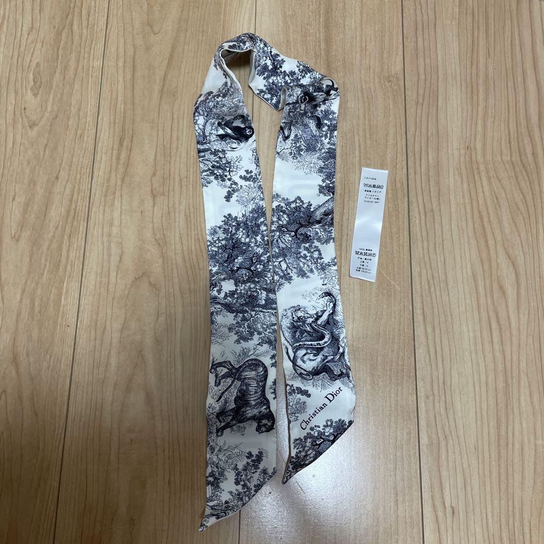 Christian Dior シルクスカーフ CD 15026-B Christian Dior シルク