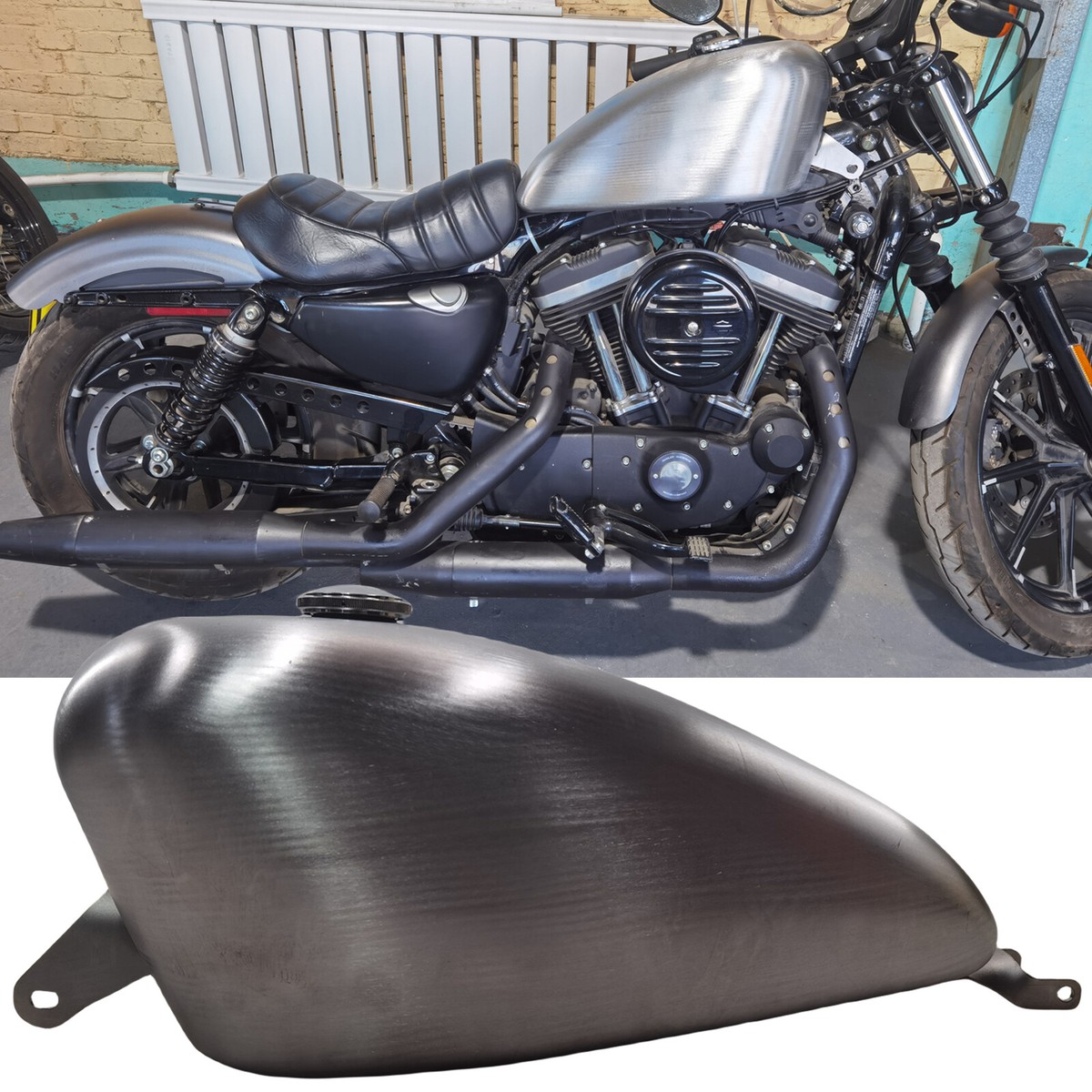 Motorcycle Large Capacity Fuel Tank 19L For Harley Sportster