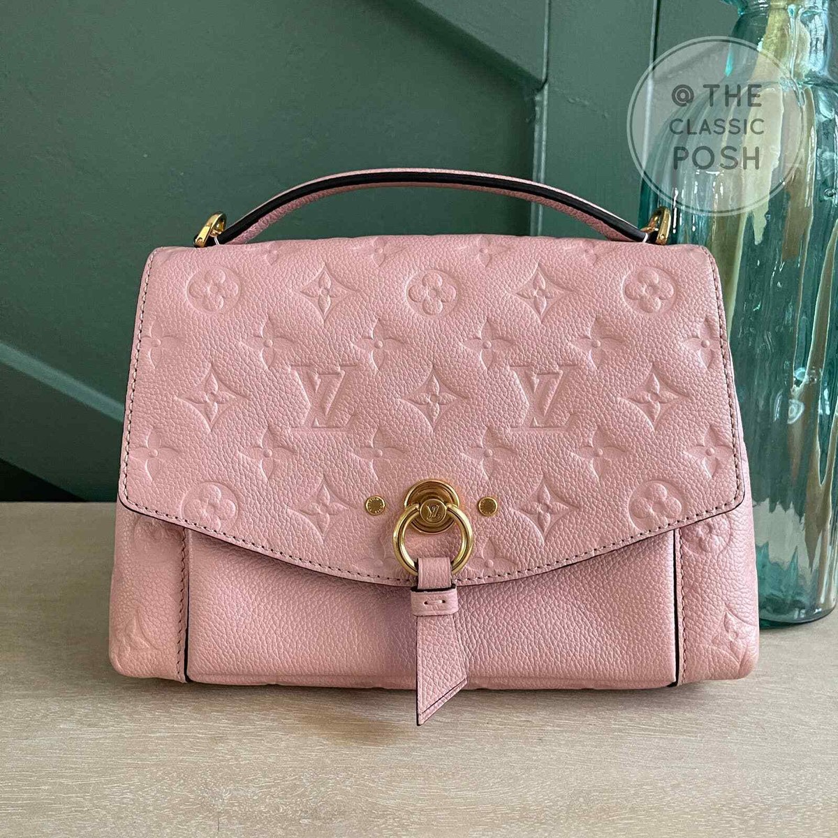 LOUIS VUITTON Blanche BB Rose Poudre Empreinte Crossbody BAG