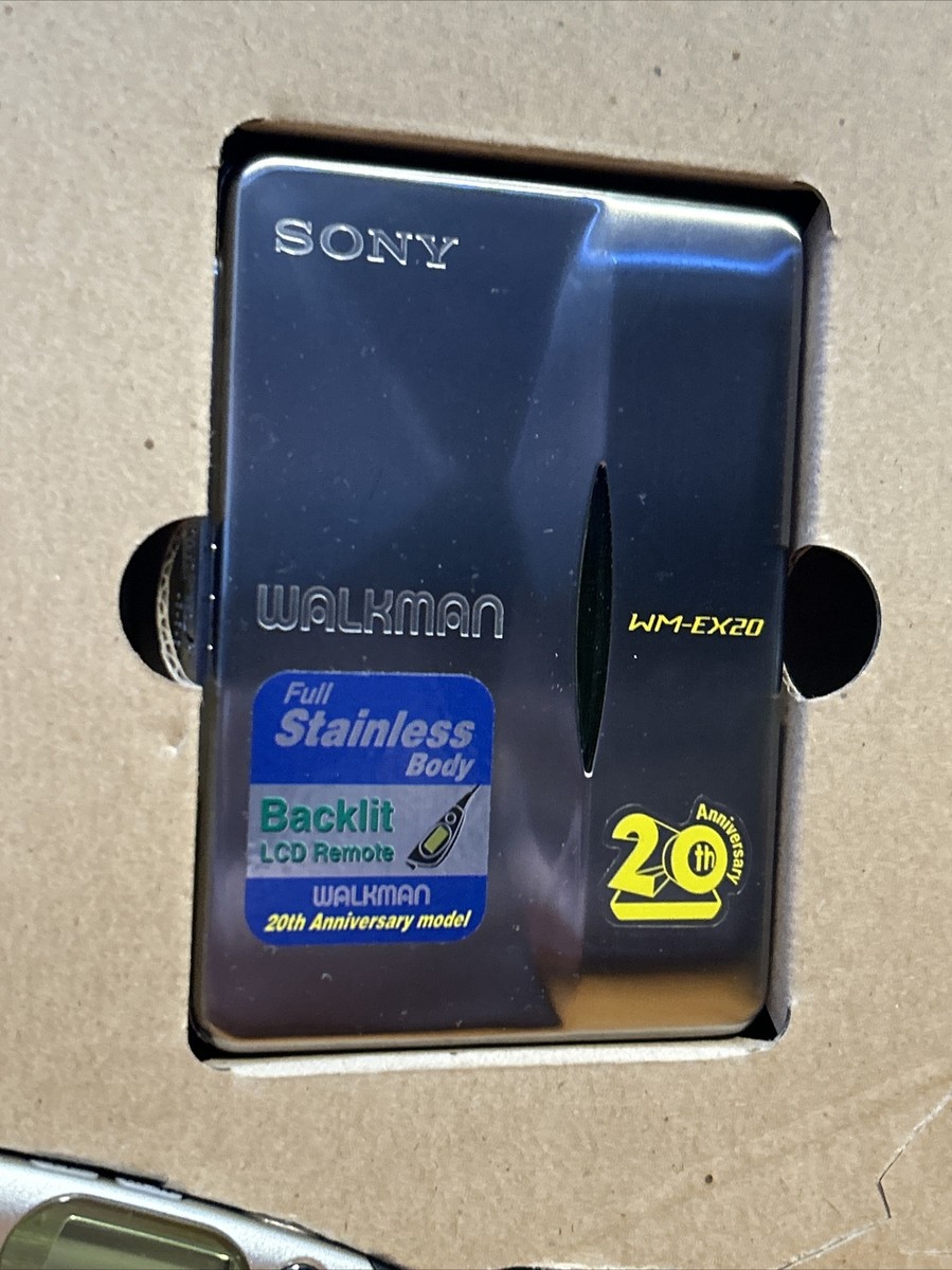 INCREDIBLY RARE Sony 20th Anniversary Walkman WM-EX20 | eBay