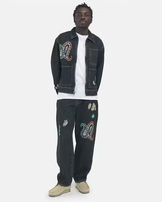 NOMA t.d x Stussy Zip Work Denim Jacket | eBay