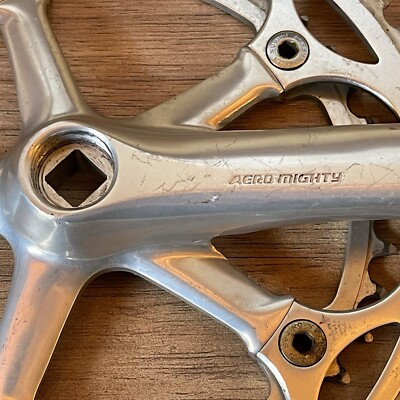 Sugino Aero Mighty Crankset 170 Double 52 42 Chainrings Square