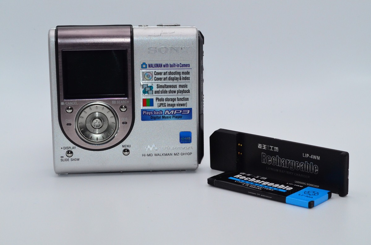 Sony MZ-DH10P Personal MiniDisc Player w/ 1.3 MP Camera RARE FOR
