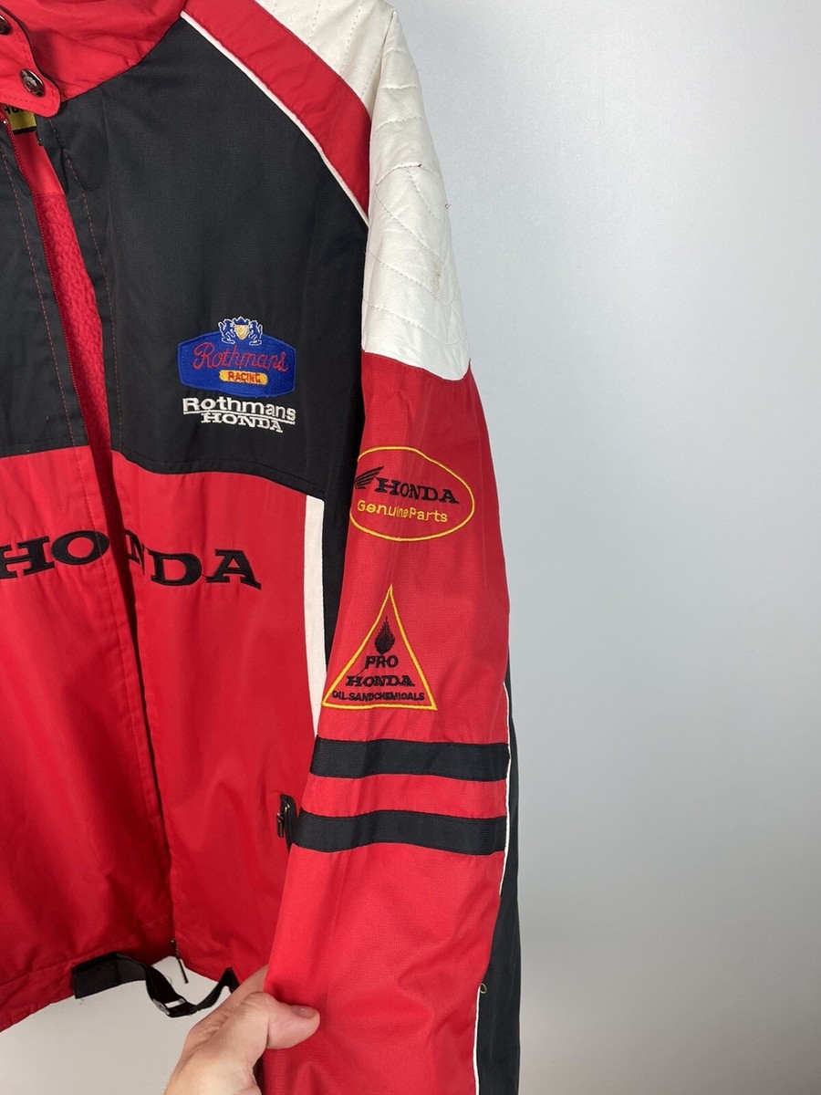 Honda Rothmans Racing Vintage Jacket Red Size XL | eBay
