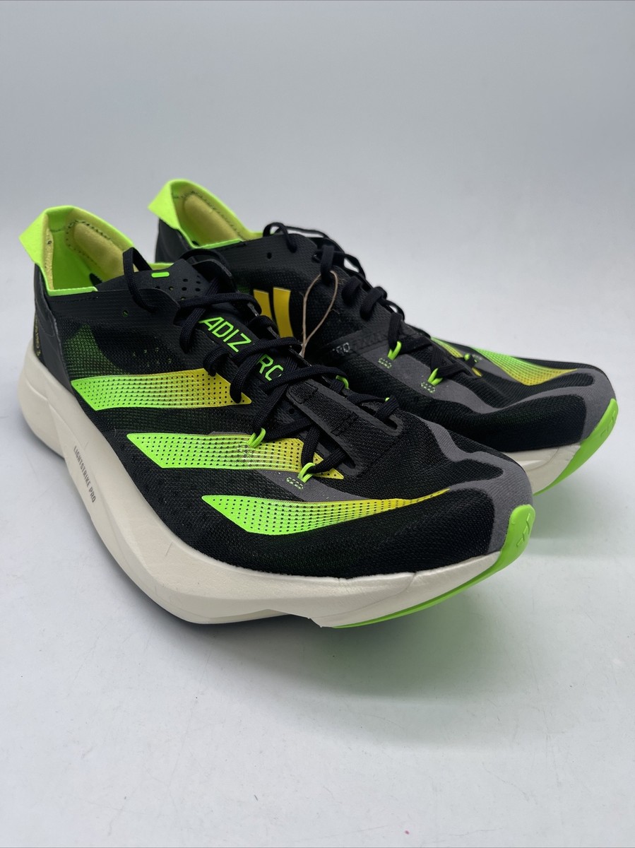 adidas Adizero Adios Pro 3 Low Core Black Solar Green GX6251 Mens
