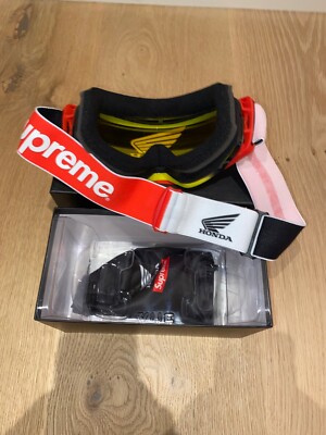 Supreme x Honda x Fox Vue Goggles Red/Yellow Brand New No Box | eBay