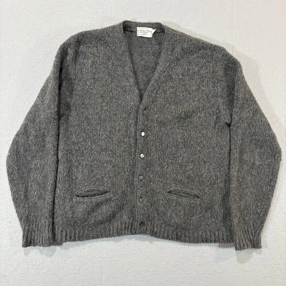 Vintage Mohair Cardigan In Men's Sweaters for sale | eBay