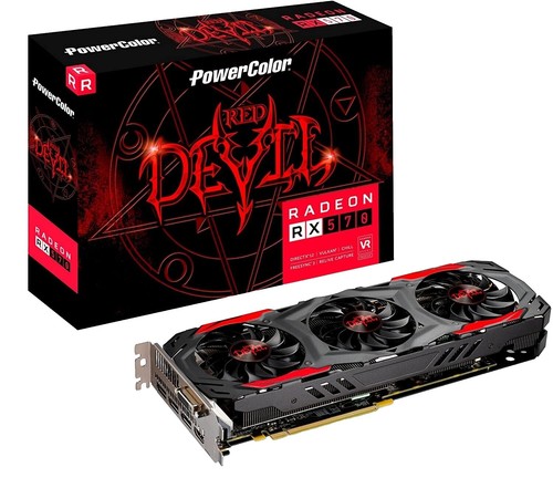 PowerColor Red Devil AMD Radeon RX570 4GB GDDR5 AXRX 570 4GBD5-3DH